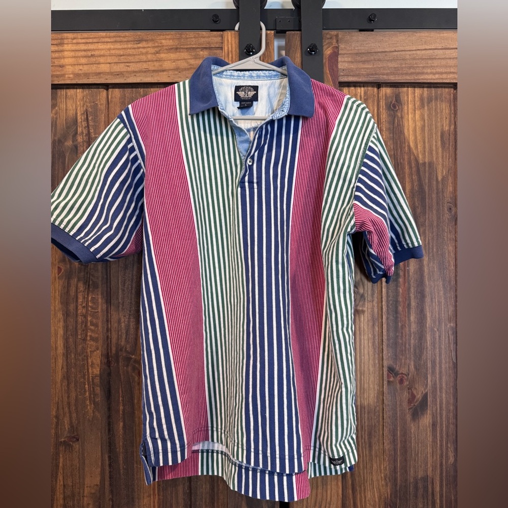 Vintage Docker’s Striped Polo